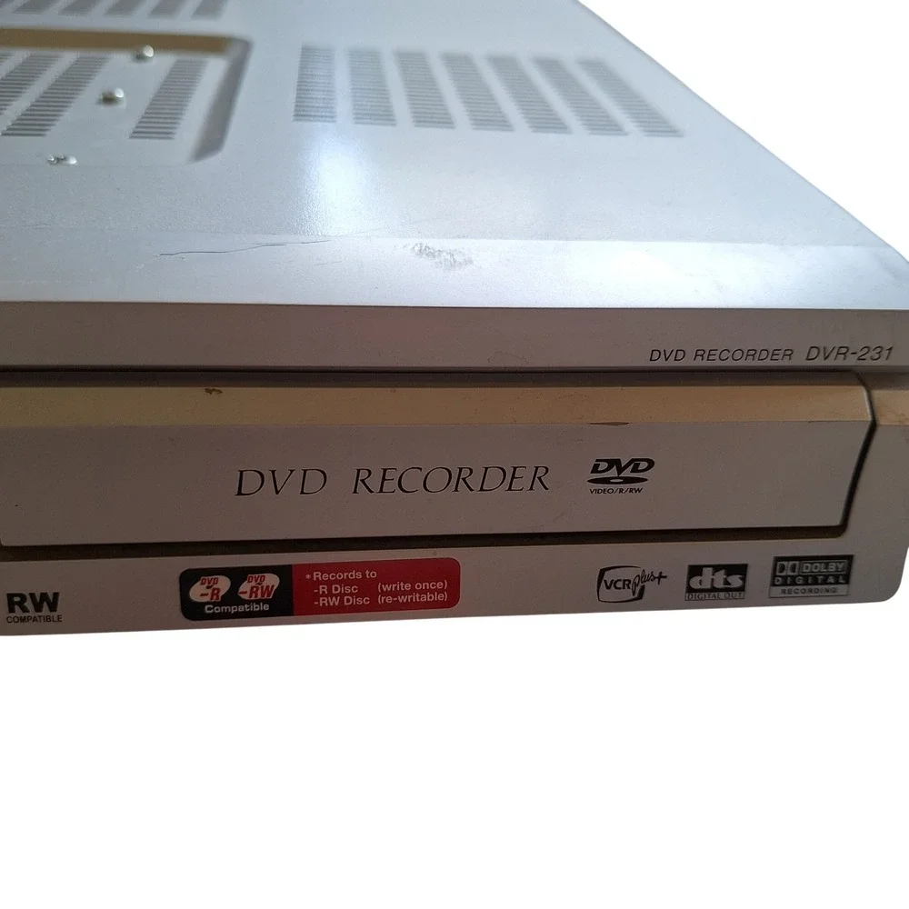 Pioneer DVD Recorder DVR-231-AV Silver No Remote Tested